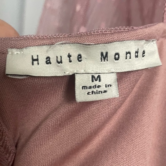 Haute Monde Pink Dress. Pre-Owned. - Picture 3 of 5